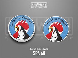 Kitsworld SAV Sticker - French Units - SPA 48 